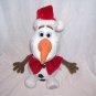 The Disney Store Frozen OLAF Christmas Santa Plush 11"