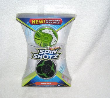 Hot Wheels Spin Shotz Hyper Speed Track Discs SPEED PACK NEW! 2012
