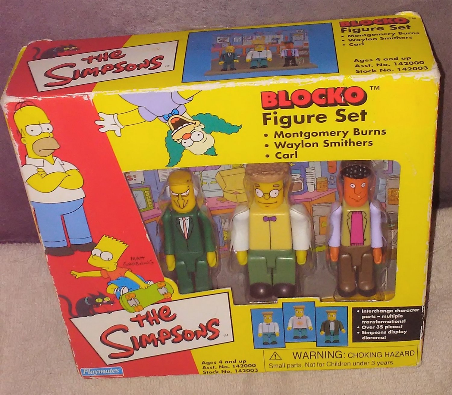 simpsons blocko figure set