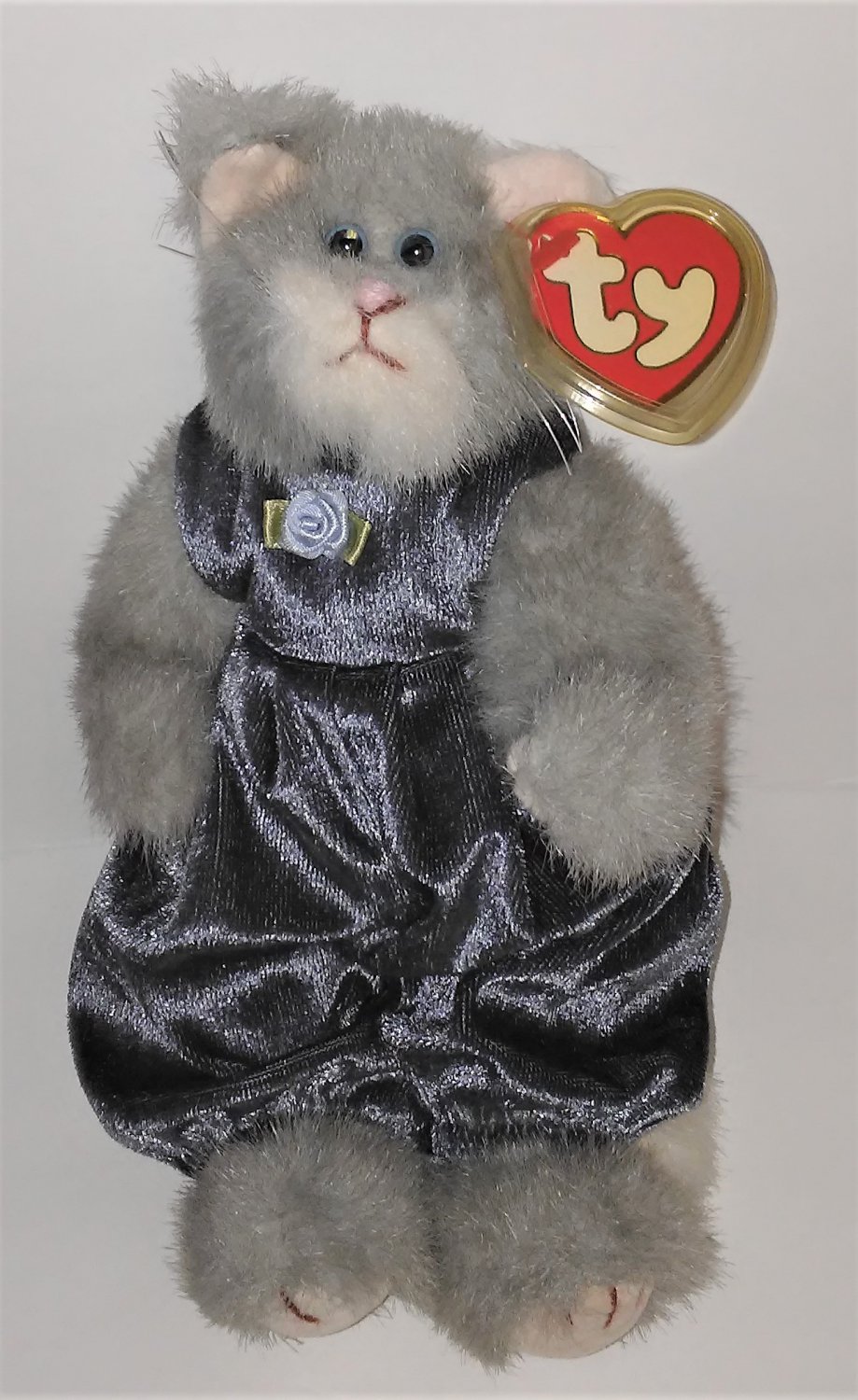 Ty Attic Treasures WHISKERS The Cat Beanie Baby 8