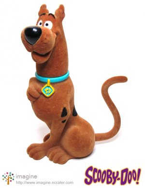 Fuzzy Scooby Doo 6" Flocked Figure Hanna-Barbera