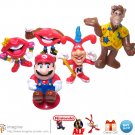 80's Figures Toy Lot - Mario as Raccoon Applause Lips Alf and Dominos Magician Noid Figure 1980's
