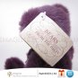 New w/Tag Russ Berrie TEDDY Violet Purple Bear 5.5" Bears from the Past Plush Christmas