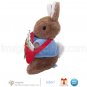 Rare Beatrix Potter 9" Peter Rabbit Cottontail Holiday Mail Plush Christmas Stuffed Animal by Eden