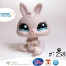 Littlest Pet Shop LPS Walmart EXCLUSIVE Tan Beige Baby Dwarf Bunny Rabbit # 1258