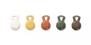 Loopy Brads, earth tone colors, pkg of 40
