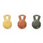 Loopy Brads, earth tone colors, pkg of 40