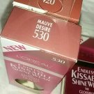 Loreal Endless Kissable ShineWear lipstick 530 Mauve Desire Glossy lip kit