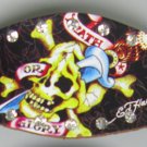 Ed Hardy Leather Bracelet (Death Glory)