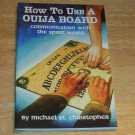 How to Use Ouija Board BOOK NEW Pagan Wicca Magick