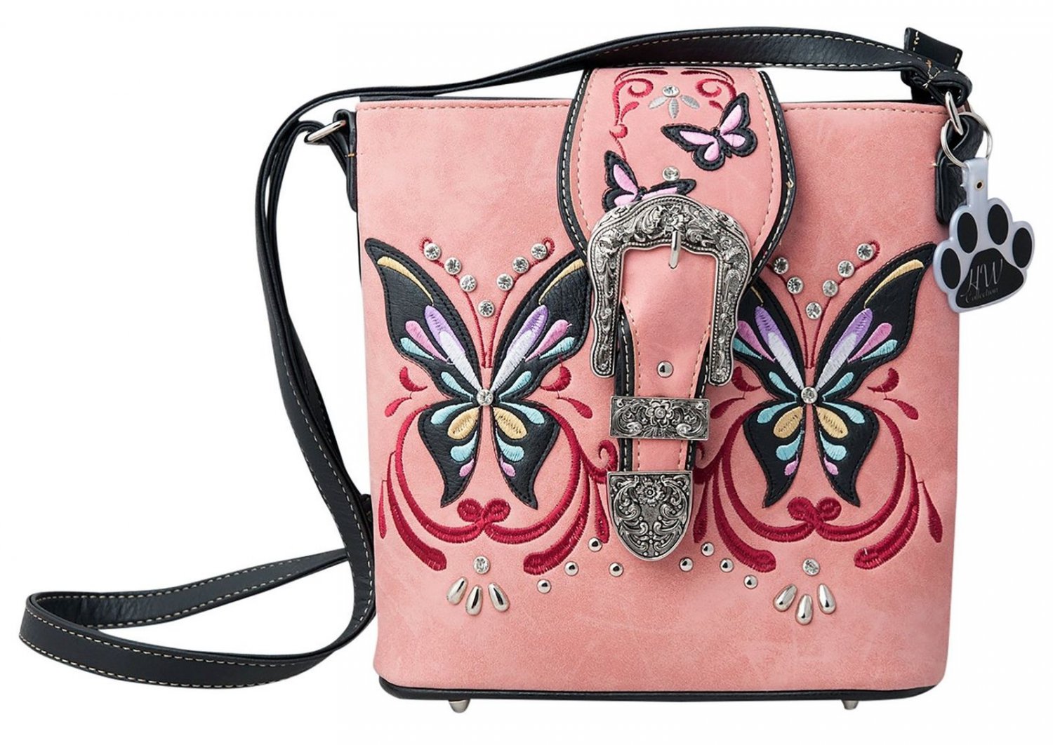 butterfly crossbody purse