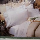 Waterford Bed Linens 2 white standard pillowcases $88