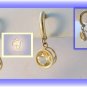2ct champagne topaz half hoop 14k earrings.  Clever all year.
