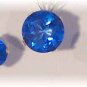 Perfect GLACIER BLUE Topaz 14k 6mm stud earrings 8mm pendant