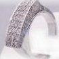 61 Diamonds, front and sides. 18k right hand ring sz 6
