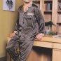MB320023  Luxurious 100% Men's Silk  Pajamas with Lounge Pants set Cearance Sale