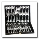 Sterlingcraft 51pc Silverplated Flatware Set with ribbon design