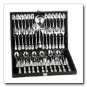Sterlingcraft 51pc Silverplated Flatware Set with ribbon design