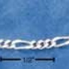Mens 1.5 MM Sterling Silver Figro Bracelet