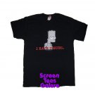 The Simpsons Bart I Have Issues T-shirt Size XL