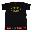 DC Comics Batman Distressed Logo T-shirt Size XL