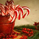 Candy Cane Votive