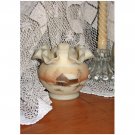 Fenton Art Glass Rose Bowl Sunset on Cameo Satin