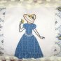 Decorative Handcrafted Cottage Style Pillow, vintage linens