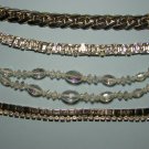 Lot x4 vintage costume jewelry