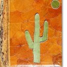 Leaf Photo Album from Bali-Cactus brown #62-Large Size