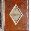 Leaf Photo Album from Bali- Brown Cross #22-Large Size Leaf Photo Album from Bali- Brown Cross #22-Large Size