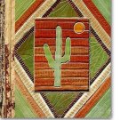Leaf Notebook Journal Hand Crafted Bali Saguaro Cactus Sun Natural New!