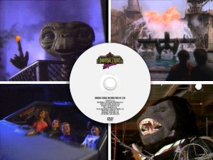 Universal Studios Hollywood PRESS KIT DVD 1996 Back to the Future Ride, Waterworld, backdraft