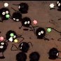 5 DUST BALLS Totoro Spirited away Ghibli HANDMADE plush figurines toys Soothsprite