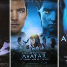 3 Croatian POSTERS Avatar James Cameron - complete set 3 different versions RARE!