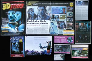 Clippings magazine CROATIA movie program James Cameron AVATAR rare
