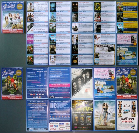 Sex and the City 2 - 3 Croatian multiplex MOVIE PROGRAMS Sarah Jessica Parker