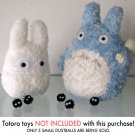 5 DUST BALLS Totoro Spirited away Ghibli HANDMADE plush figurines toys Soothsprite
