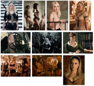 Sucker Punch 10 glossy PRESS PHOTOS sexy Browning, Malone, Hudgens, Chung