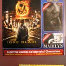 MOVIE PROGRAM + TICKET stub  + digital PRESS photo set Croatia, The Hunger Games promo