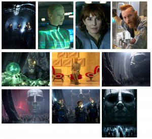 Prometheus (Alien prequel) - 10 glossy PRESS PHOTOS Charlize Theron, Michael Fassbender