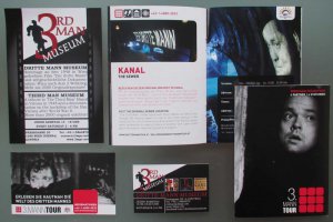 Third Man - museum tour promo booklet ticket, Vienna Dritte Mann Orson Welles, Carol Reed