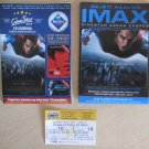 MOVIE PROGRAM + TICKET stub IMAX Croatia, Man of Steel Superman Henry Cavill, promo