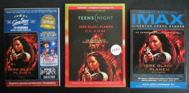 MOVIE PROGRAM Croatia, The Hunger Games: Catching Fire promo, Jennifer Lawrence