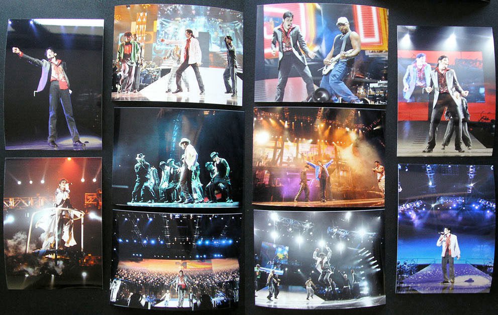 Michael Jackson's This is it movie 10 PRESS photos - RARE