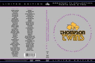 Thompson Twins video - Greatest TV Collection 1 & 2 - 2 DVD set promos interviews live