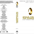 4 DVDs Part 1 - Star Trek The Experience, Borg invasion & Tour / Exhibition promo collectible rare