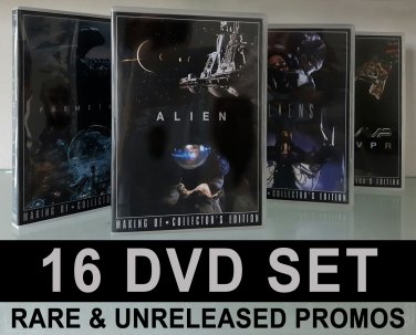 16 DVD set RARE TV promos Alien Aliens AVP Prometheus collectible 6 hrs