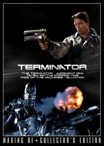 4 DVD set Press Kit TV promo RARE 7+ hrs Terminator 1 2 3 4 Universal Studios T2 3D