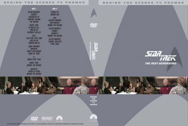 2 DVD rare VINTAGE Behind scenes TV specials promos Star Trek Next Generation collectible Picard